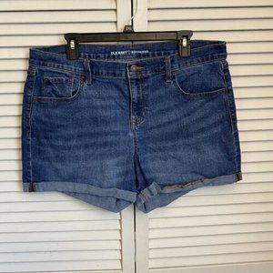 Old Navy Womens Shorts Size 16 Boyfriend Fit Cuffed Hem